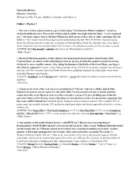 Editor's Packet 1