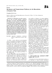 Mevalonate and Nonmevalonate Pathways for the Biosynthesis of Isoprene Units