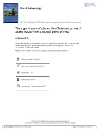 The Christianization of Scandinavia from a Spatial Point of View