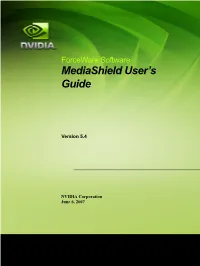 Mediashield User's Guide