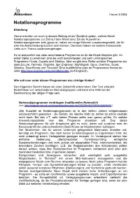 Notationsprogramme