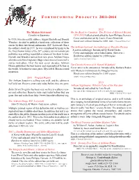 Arkham House Forthcoming List.Wpd