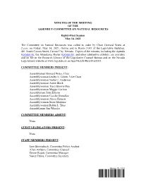 Assembly Committee on Natural Resources-5/17/2021