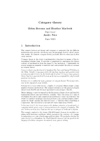 Category Theory