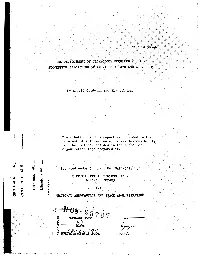 Distribution of This Report Is Provided in the Interest of Information Exchange, Responsibility for the Contents Resides In