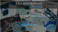 Intro to Orchestration Orchestrationonline.Com