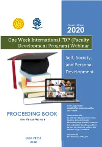 PROCEEDING BOOK in Association with St