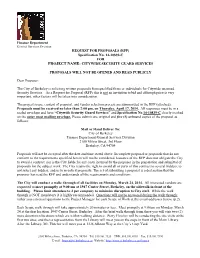 RFP Boilerplate