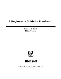 A Beginner's Guide to Freebasic