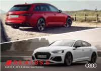 Audi RS 4 and RS 5 Specifications Guide