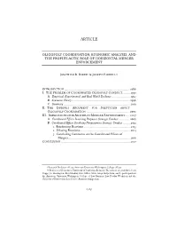 Oligopoly Coordination, Economic Analysis, and the Prophylactic Role of Horizontal Merger Enforcement