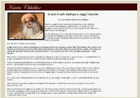 Q & a with Sadhguru Jaggi Vasudev