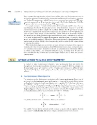12.6 Introduction to Mass Spectrometry