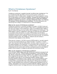 What Is Christianson Syndrome? by Dr