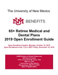 65-Plus Open Enrollment Guide 2019