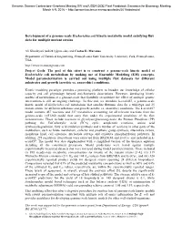 Development of a Genome-Scale Escherichia Coli Kinetic Metabolic Model Satisfying Flux Data for Multiple Mutant Strains