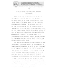 Establishment of the Basin and Range National Monument