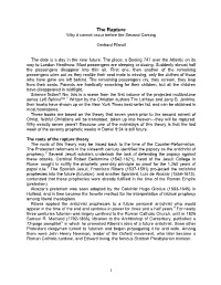 The Rapture Why It Cannot Occur Before the Second Coming