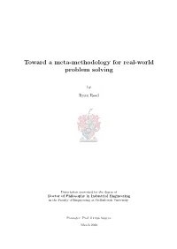 Toward a Meta-Methodology for Real-World Problem Solving