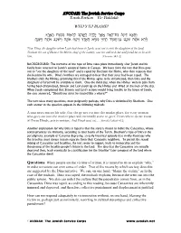 Va-Yishlakh WHO's to BLAME?