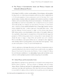 Chapter 11 the Theory of Communicative Action