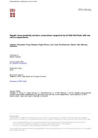 Gigabit Close-Proximity Wireless Connections Supported by 60 Ghz Rof Links with Low Carrier Suppression