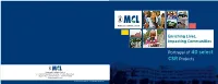 Portrayal of 40 Select CSR Projects