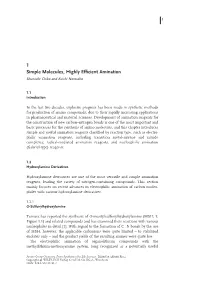 Simple Molecules, Highly Efficient Amination 1