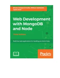 Web Development with Mongodb and Node Third Edition