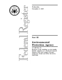 2005 Appendix W