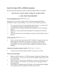 Chapter VIII A