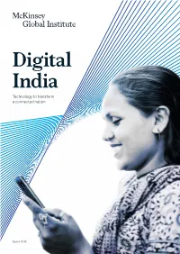 Digital India: Technology to Transform a Connected Nation