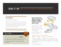 Ring It on the Man's Guide to Wedding Bands