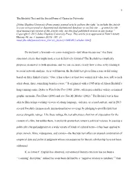 Bechdel Test and the Social Form of Character Networks