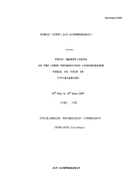 CXXV Jan Sampreskhan Field Observation Of