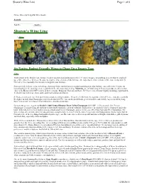 Sharon's Wine Line Page 1 of 8