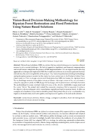 Vision-Based Decision-Making Methodology for Riparian Forest Restoration and Flood Protection Using Nature-Based Solutions
