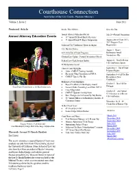 Courthouse Connection Newsletter of the U.S