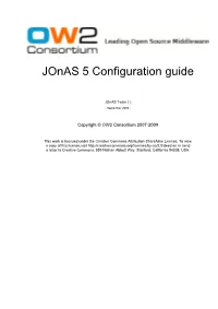 Jonas 5 Configuration Guide