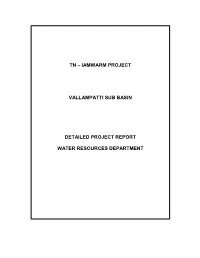 Tn – Iamwarm Project Vallampatti Sub Basin
