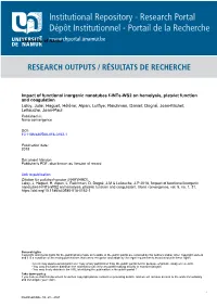 Document Date Version - Date De Publication : Publisher's PDF, Also Known As Version of Record