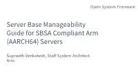 Supreeth Venkatesh, Staff System Architect Arm Open System Firmware