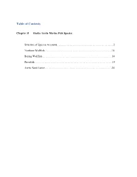 Table of Contents