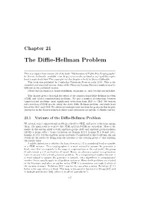 21. the Diffie-Hellman Problem
