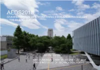 Aeds2018 Diversification of Engineering Education Programs – Today and Future