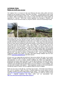 CATERAN TRAIL Notes on Multi-Use Access