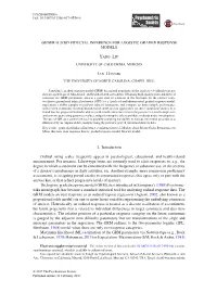 GENERALIZED FIDUCIAL INFERENCE for LOGISTIC GRADED RESPONSE MODELS Yang Liu