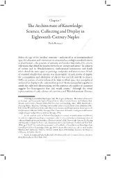 The Architecture of Knowledge: Science, Collecting and Display In