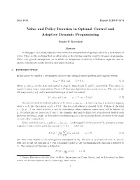 Value and Policy Iteration in Optimal Control and Adaptive Dynamic Programming