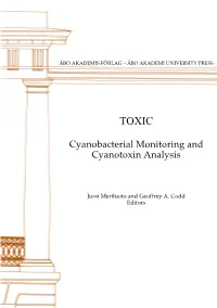 Cyanobacterial Monitoring & Cyanotoxin Analysis
